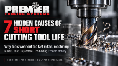 Cutting tool life and premature tool wear in CNC machining